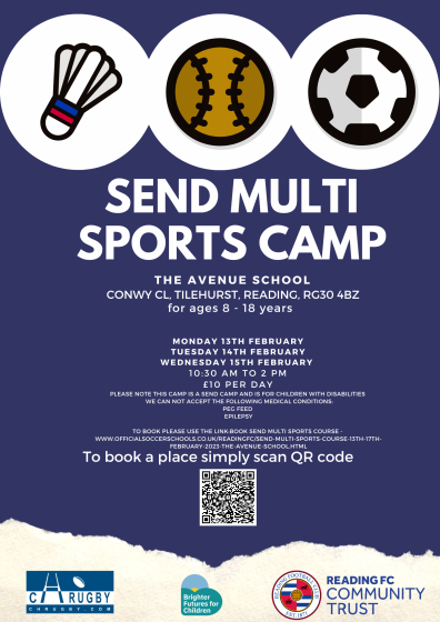 SEND Multi Sports Course - 13th - 15th February 2023 - The Avenue School  