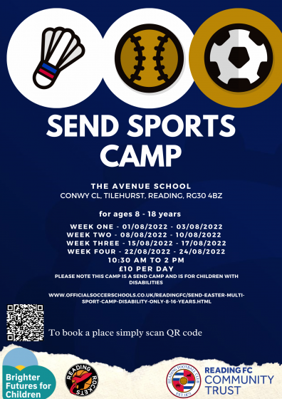 SEND Multisports course (Disabilities Only) - The Avenue School - 22-08-2022 -24-08-2022