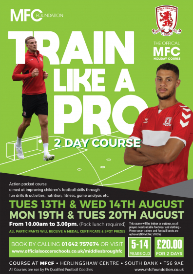 MFC Foundation Train Like A Pro East Cleveland Holiday Course 