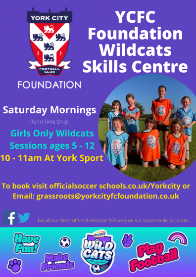 Wildcats Skills Centre @ York Sport 5 - 12