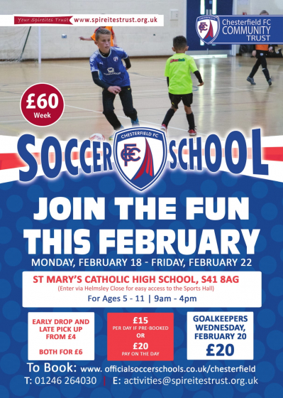 February Half Term Soccer School
