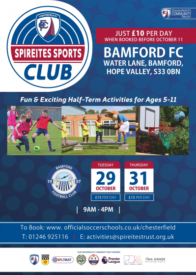 **BRAND NEW** Bamford Spireites Sports Club
