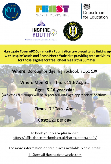 Holiday Activity Sessions in partnership with Inspire Youth