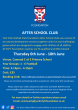 Cawood CE Primary KS1 & 2 Football After School Club