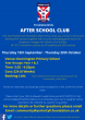 Year 1-2 Dunnington C of E Primary School After School Club