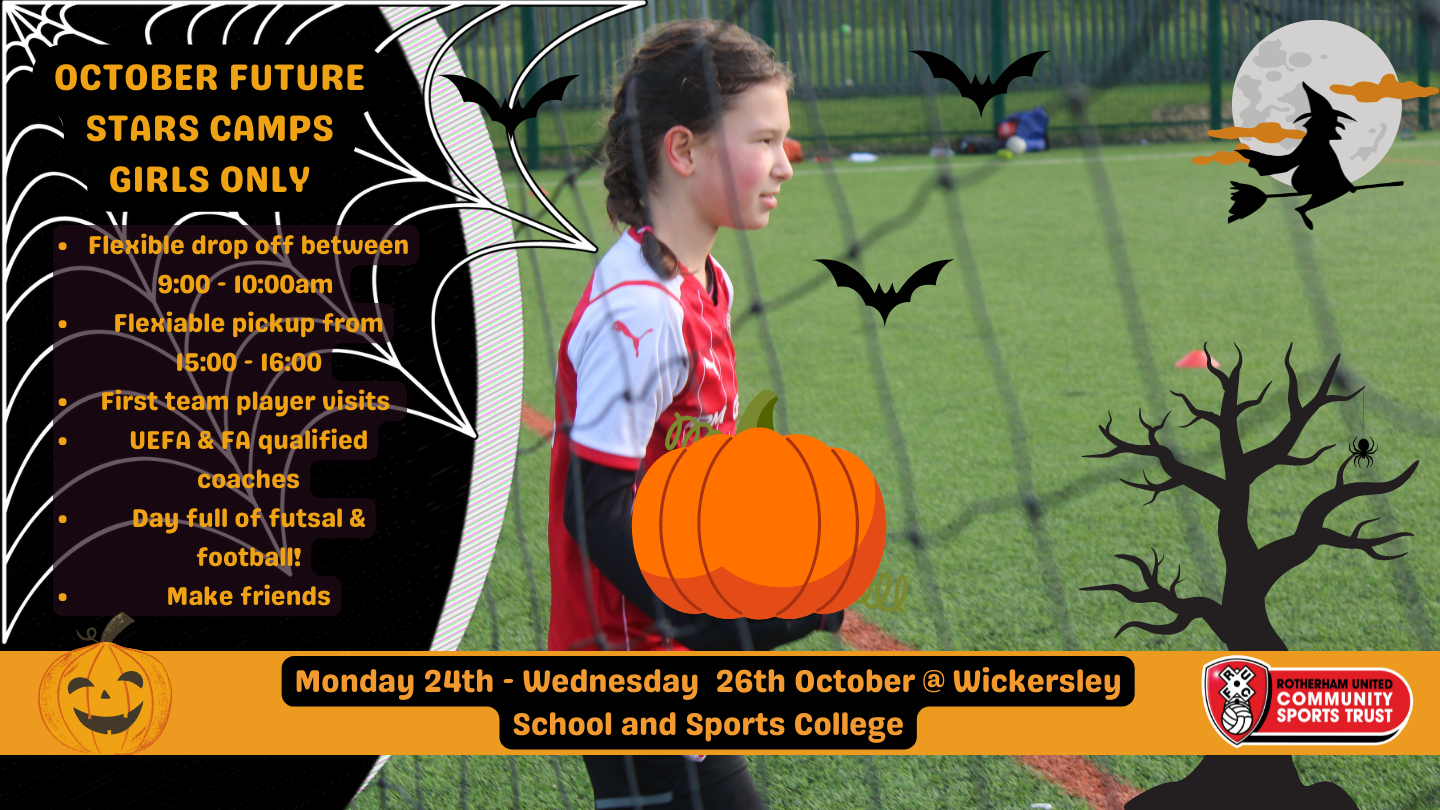 FUTURE STARS WICKERSLEY OCTOBER 3 DAY CAMP |GIRLS ONLY | 24TH - 26TH OCTOBER 2022