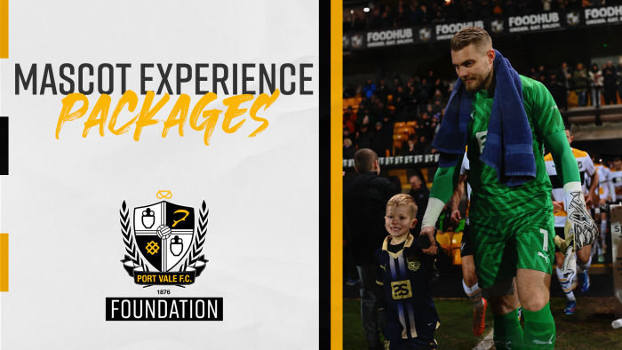 Port Vale 23/24 League One - Mascot Packages